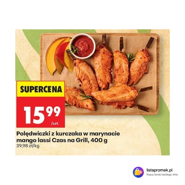 Polędwiczki z kurczaka w marynacie mango lassi Czas na Grill
