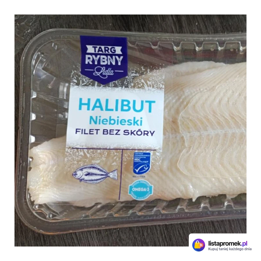 Halibut, filet bez skóry