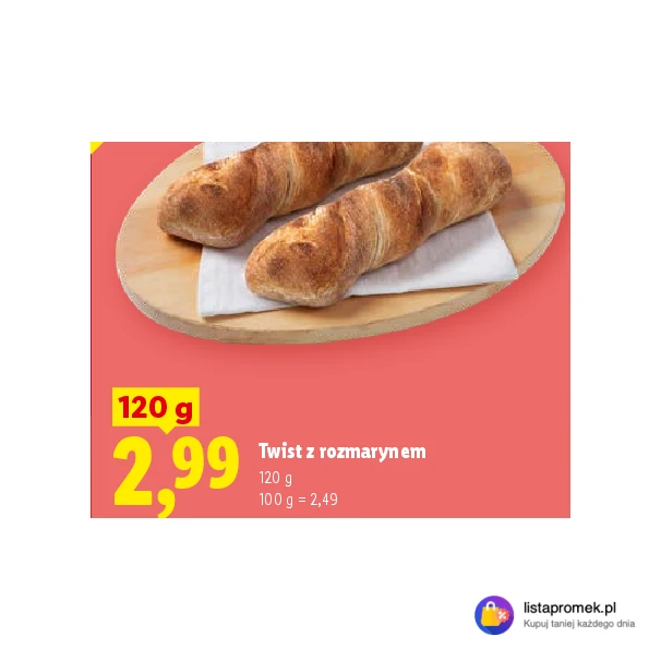 Twist z rozmarynem