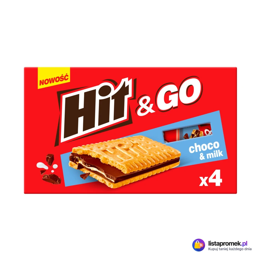 Ciastka Hit & Go, 4-pak