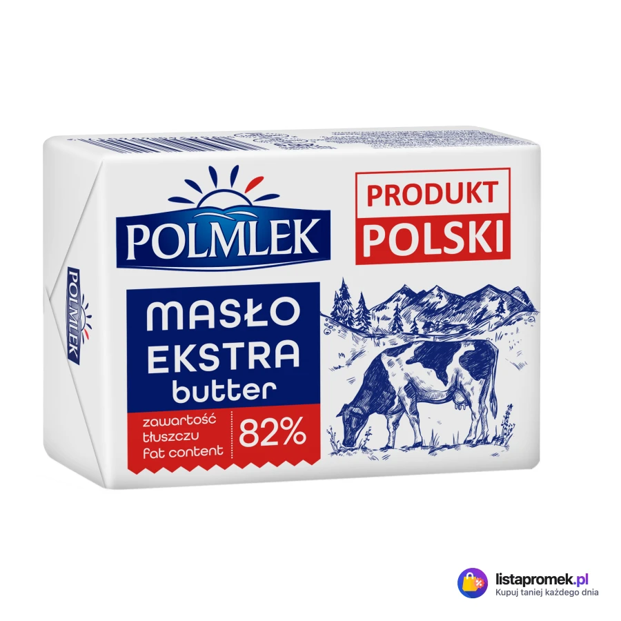 Masło Ekstra z Polskiej Mleczarni lub Masło Ekstra Polmlek