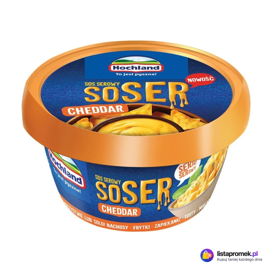 Sos serowy, różne rodzaje