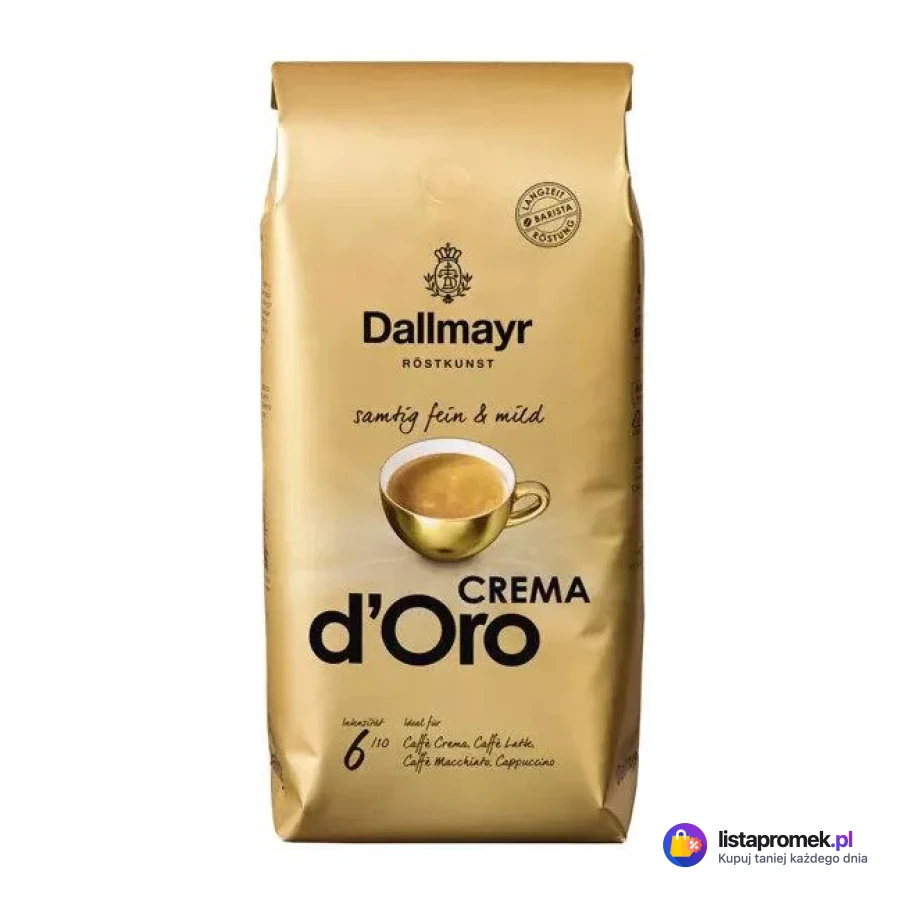 Kawa ziarnista D'Oro, różne rodzaje