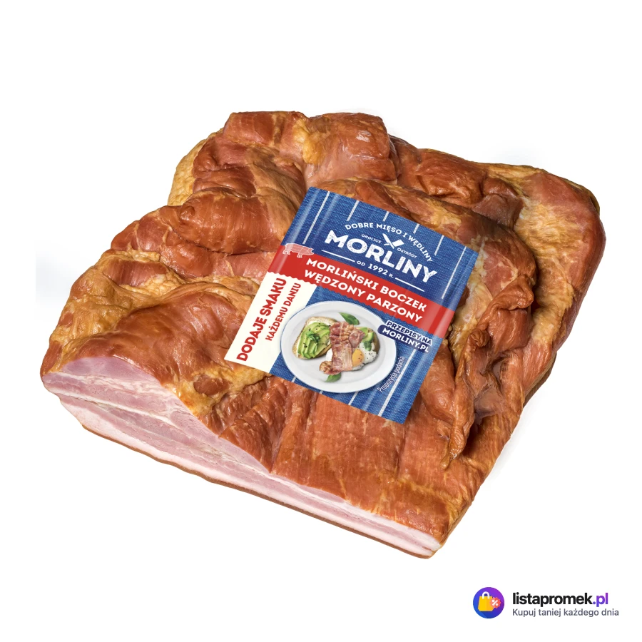 Boczek wędzony parzony