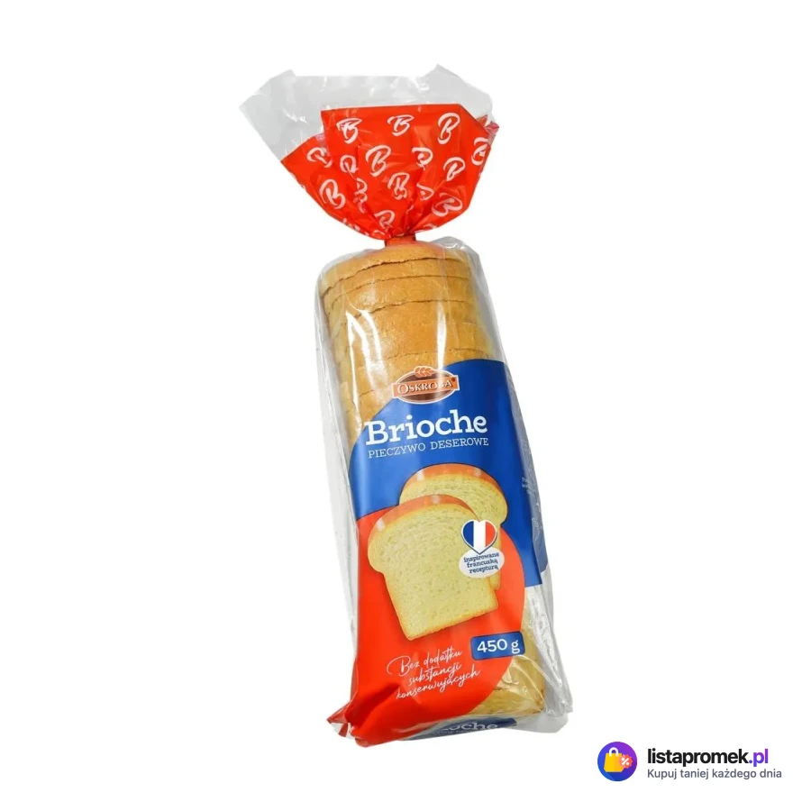 Chleb tostowy brioche