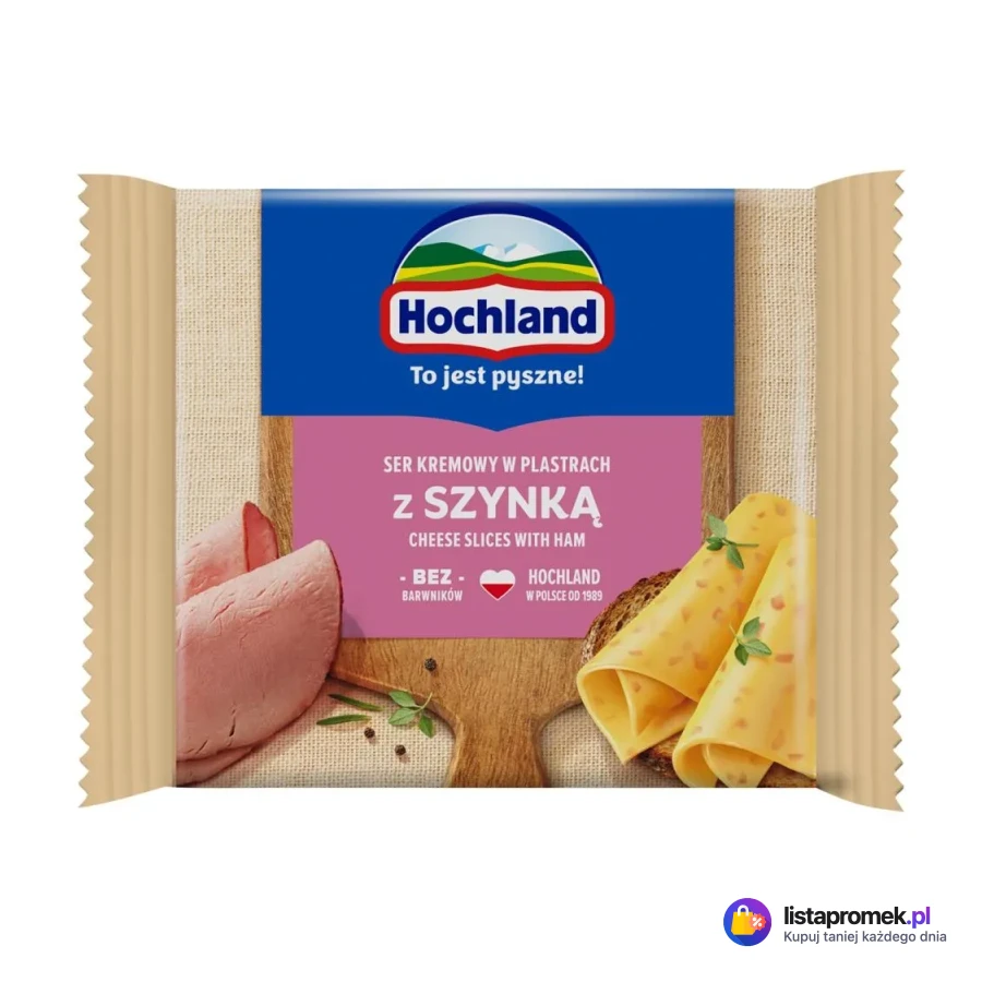 Ser topiony w plastrach, różne rodzaje