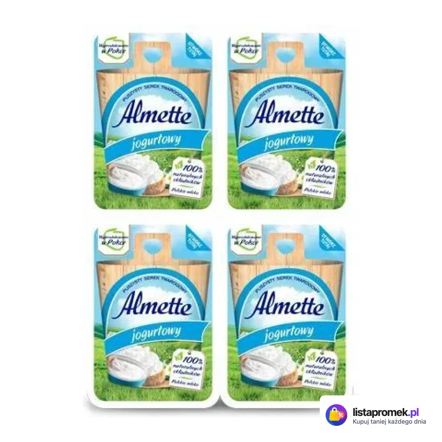 Serek twarogowy Almette Mini, różne rodzaje