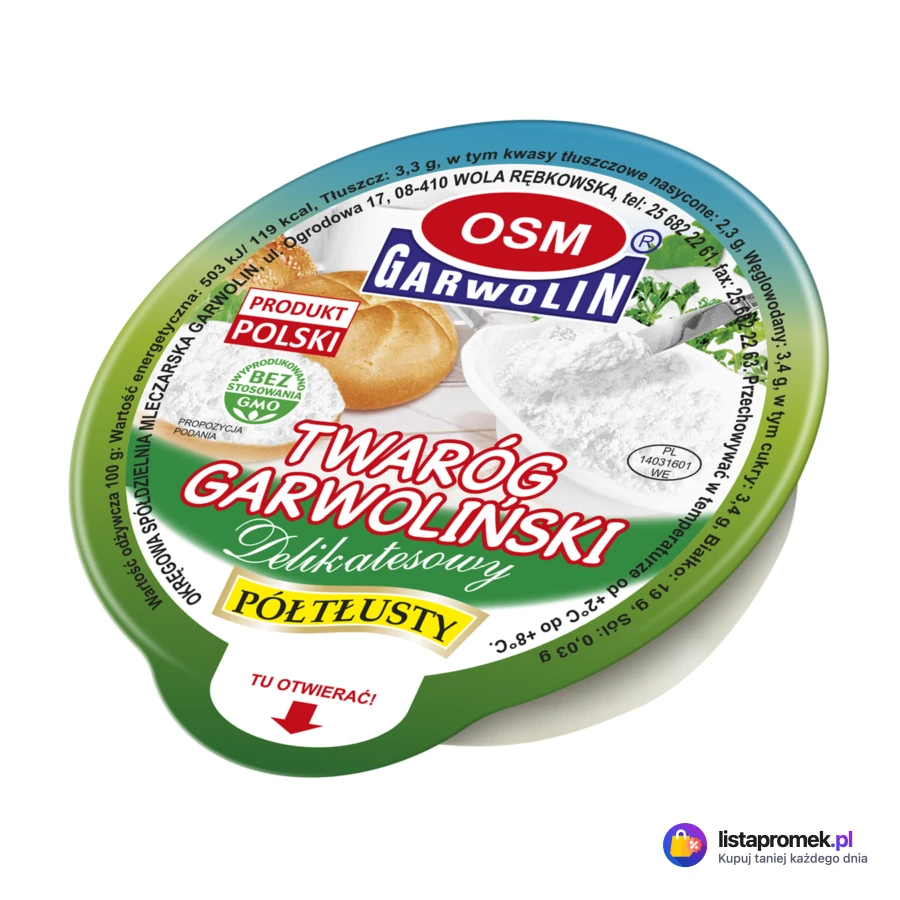Twaróg garwoliński półtłusty