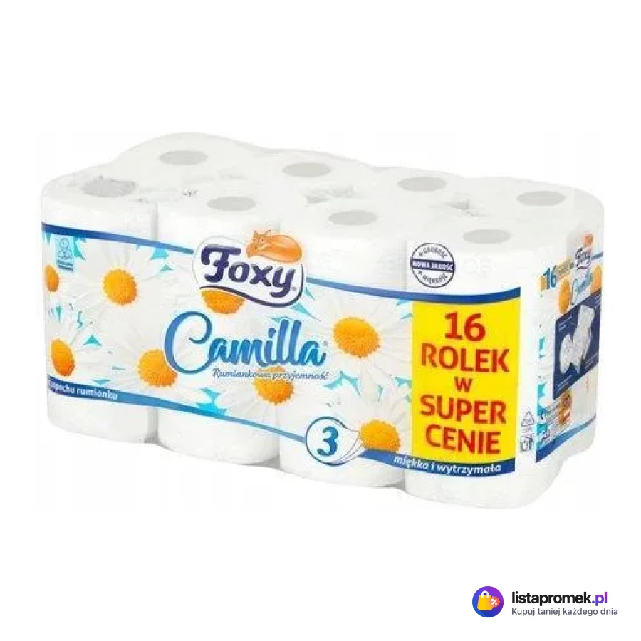 Papier toaletowy Camilla, Jedwab, 3-warstwowy