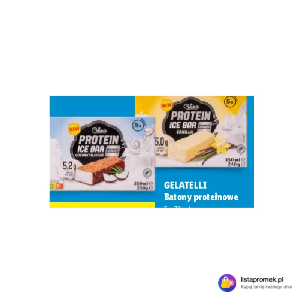 GELATELLI Batony proteinowe