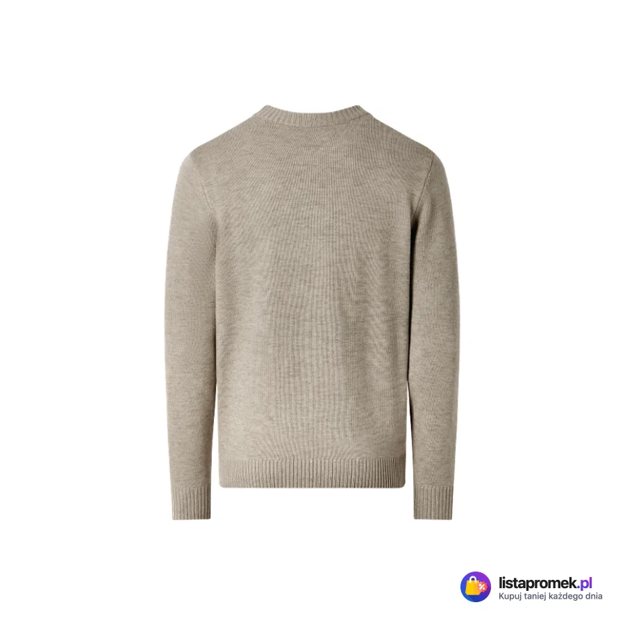 Sweter męski z dodatkiem wiskozy