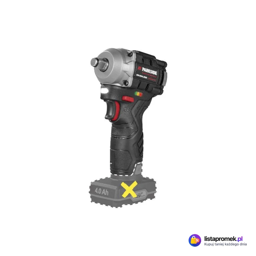 Akumulatorowy klucz udarowy 1/2" 12 V