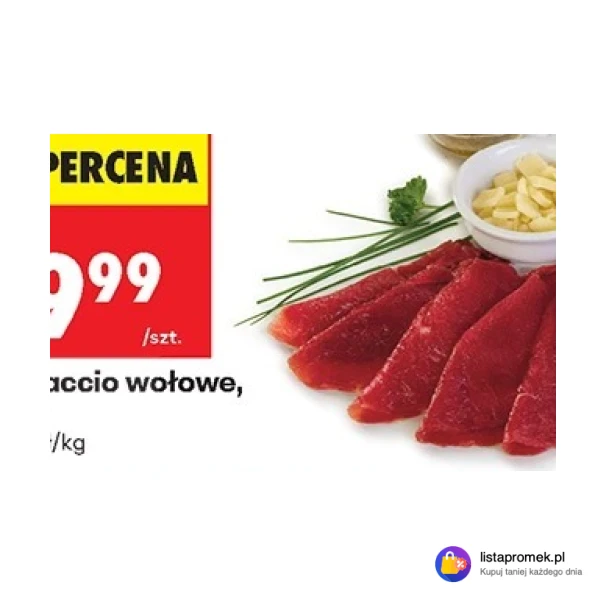Carpaccio wołowe