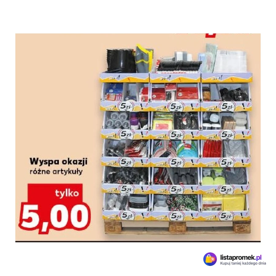 Wyspa okazji, różne artykuły
