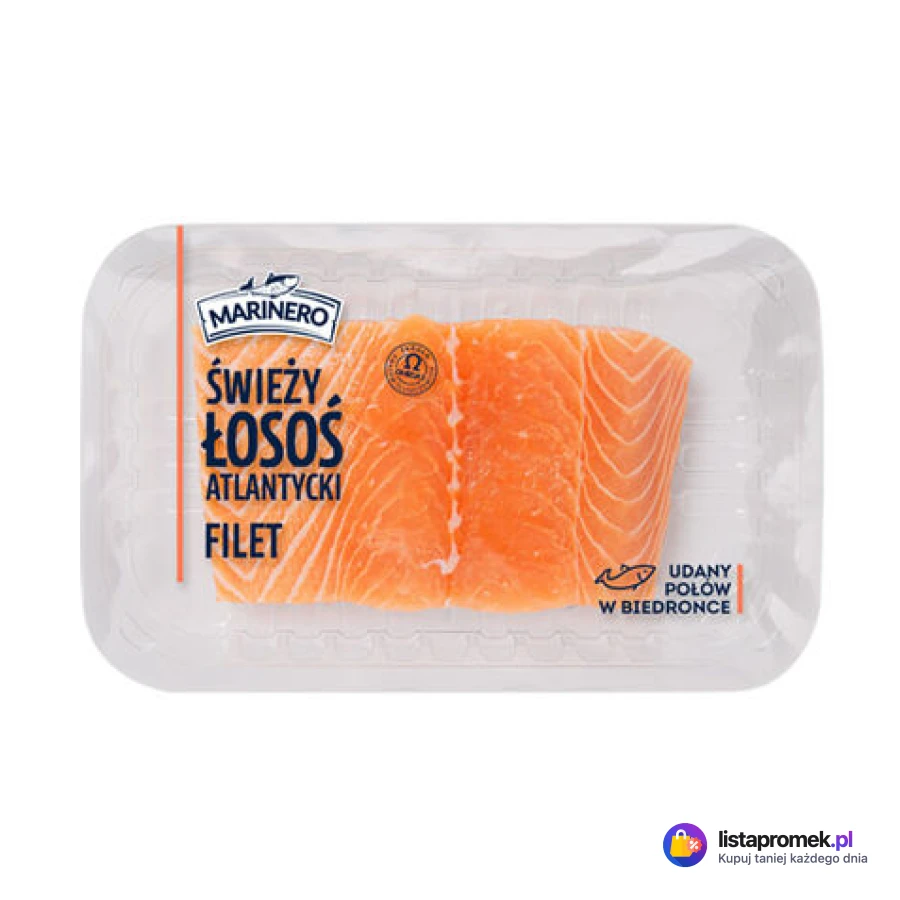 Świeży filet z łososia atlantyckiego