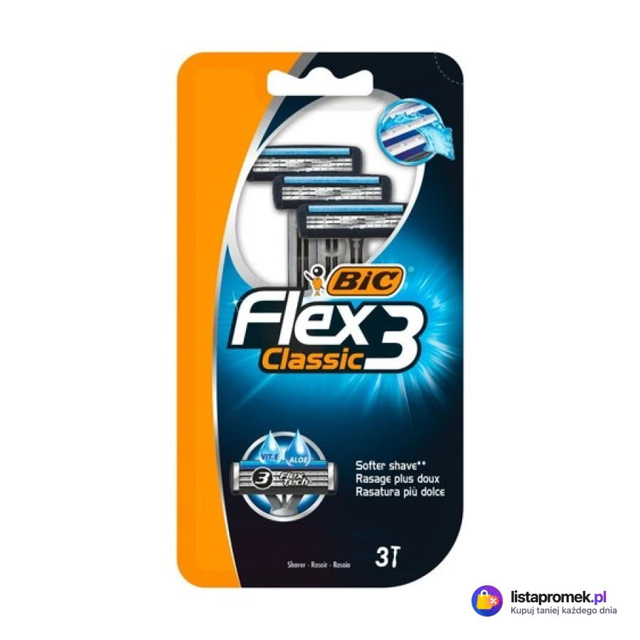 Maszynki do golenia Flex 3 Classic, 3 ostrza