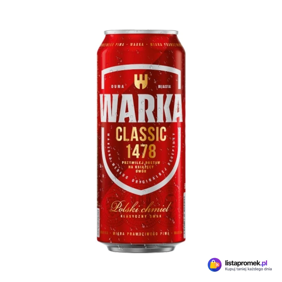 Piwo Warka Jasne Pełne