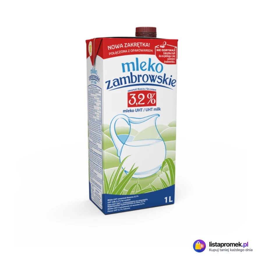 Mleko zambrowskie UHT 3,2%