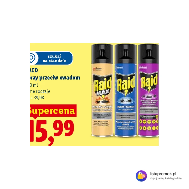 Spray przeciw owadom