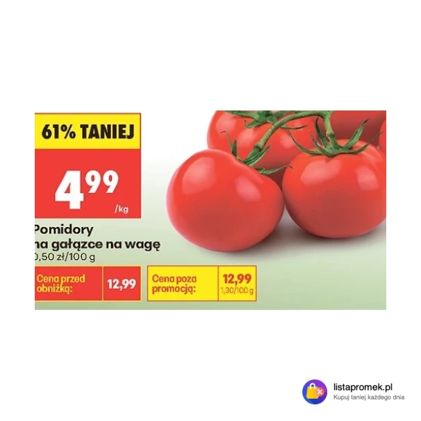 Pomidory na gałązce