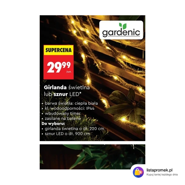 Girlanda świetlna lub sznur LED*