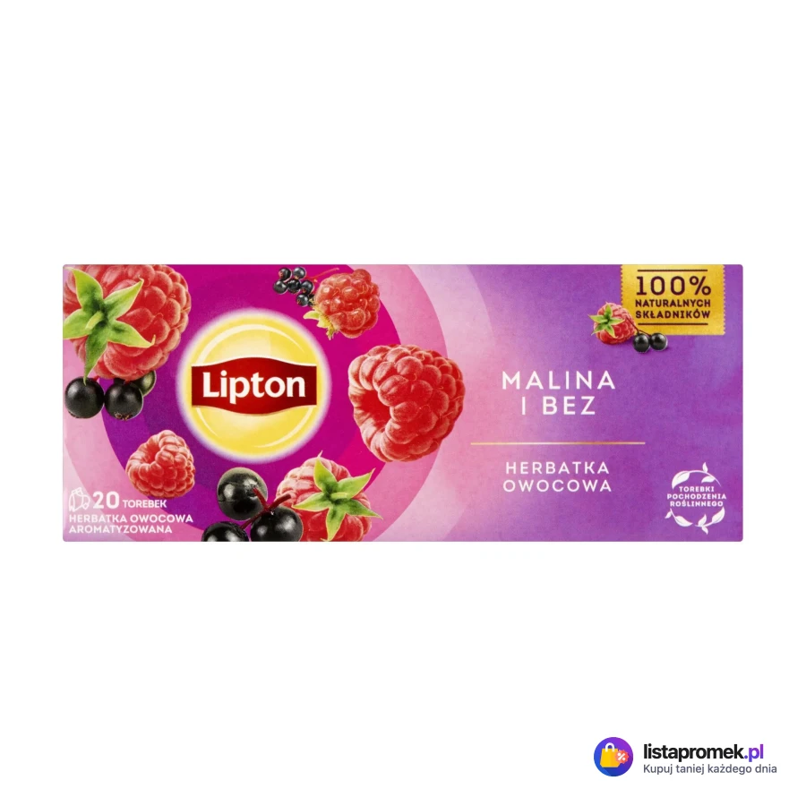 Herbatka owocowa Lipton, różne rodzaje