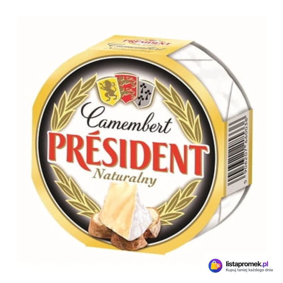 Ser Camembert Président, różne rodzaje