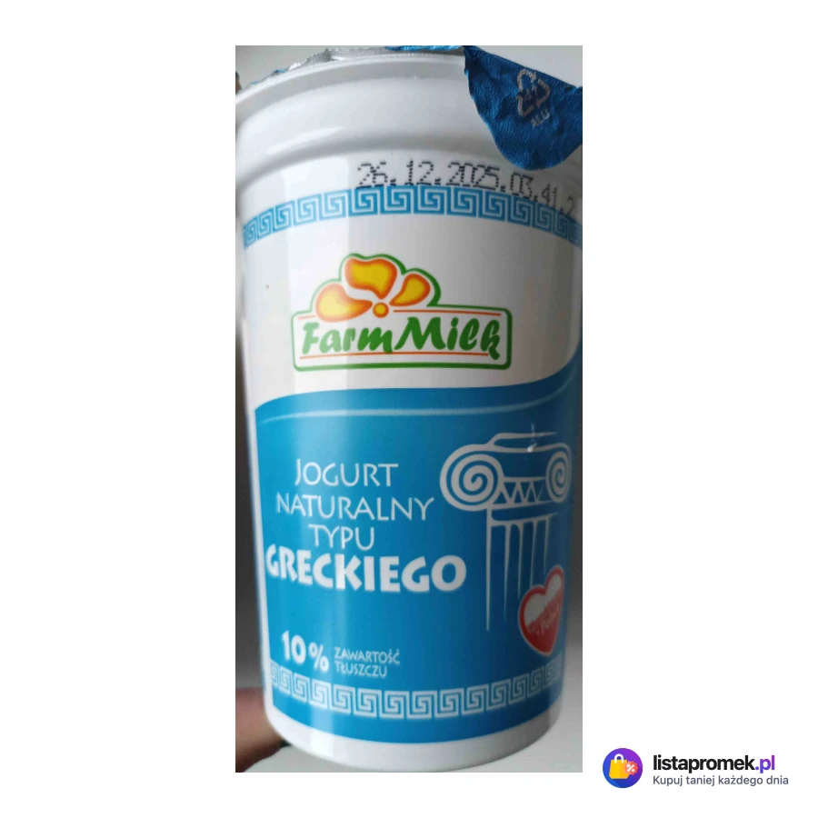 Jogurt naturalny typu greckiego Farm Milk