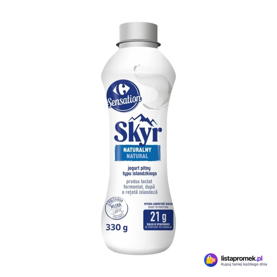 Jogurt Skyr typu islandzkiego, różne rodzaje