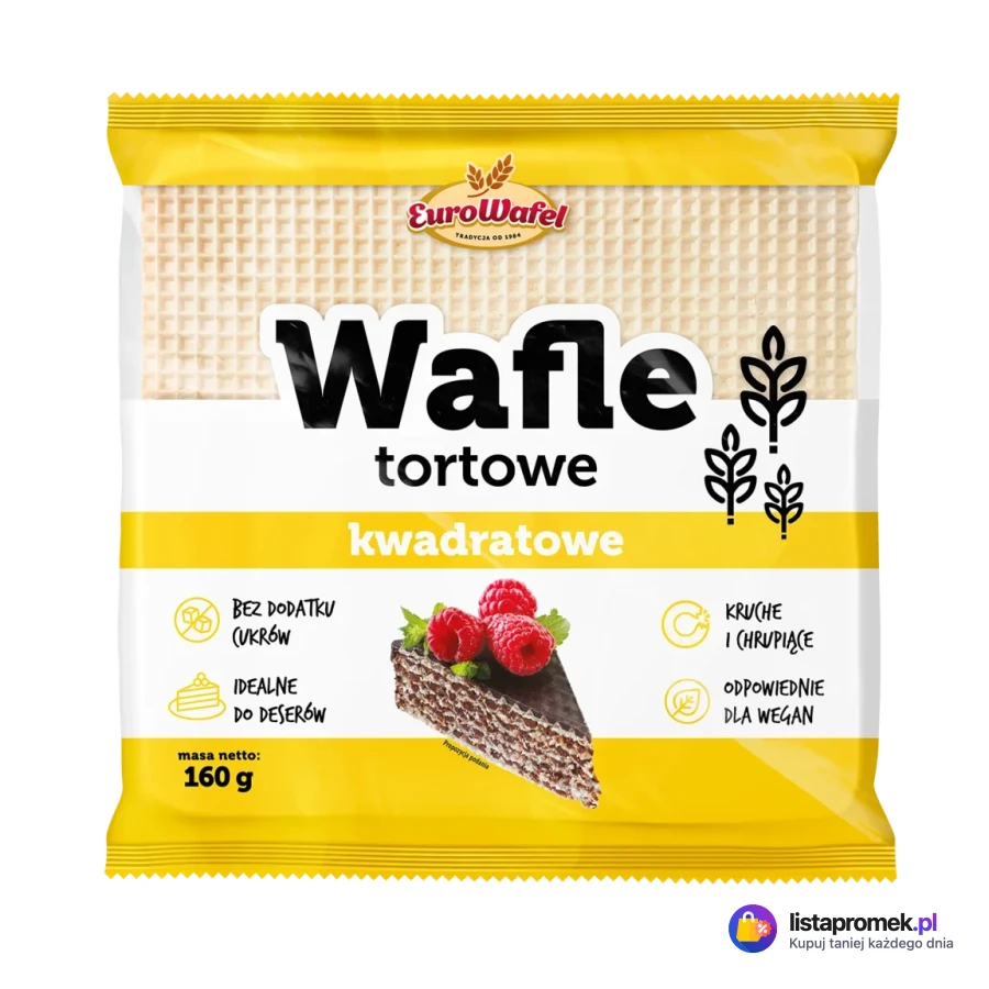 Wafle Tortowe Eurowafel Kwadrat