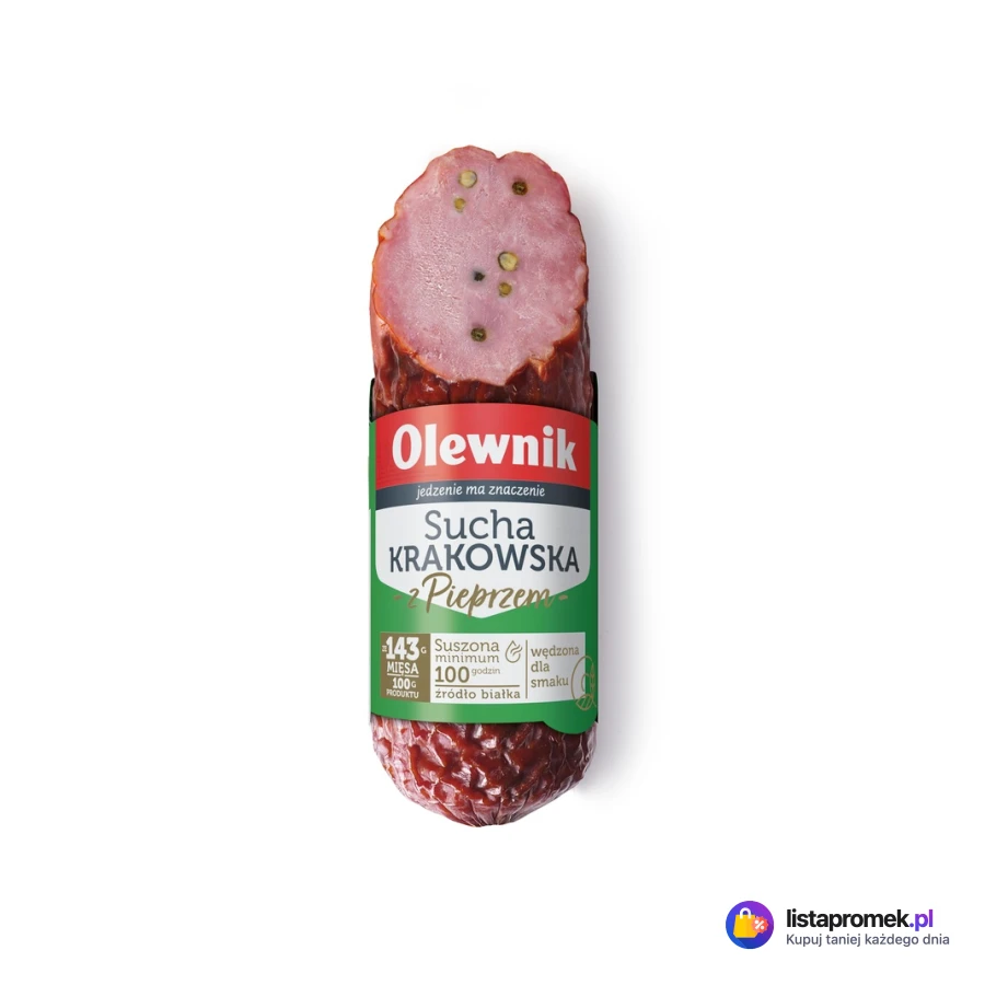 Kiełbasa krakowska sucha z pieprzem