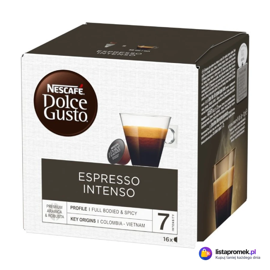 Kawa w kapsułkach Dolce Gusto, różne rodzaje