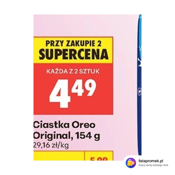 Ciastka Oreo Original, 154 g