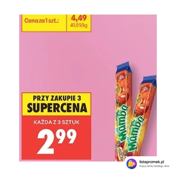 Guma rozpuszczalna Mamba, 106 g