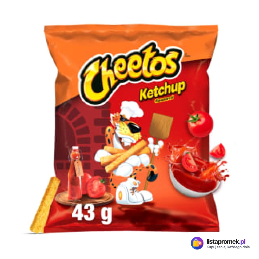 Chipsy Lay's, Chrupki Cheetos Ketchup, różne rodzaje