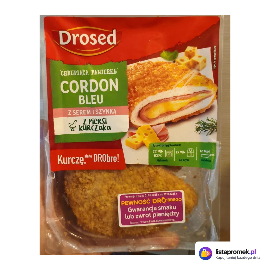 Cordon Bleu z serem i szynką