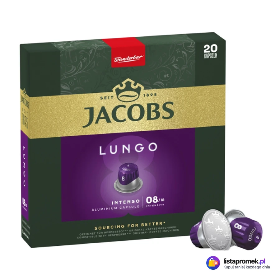 Kawa w kapsułkach Lungo Intenso