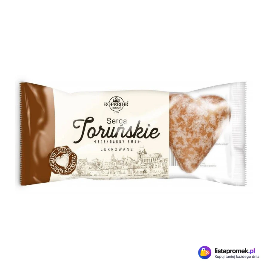 Pierniki Serca Toruńskie Lukrowane