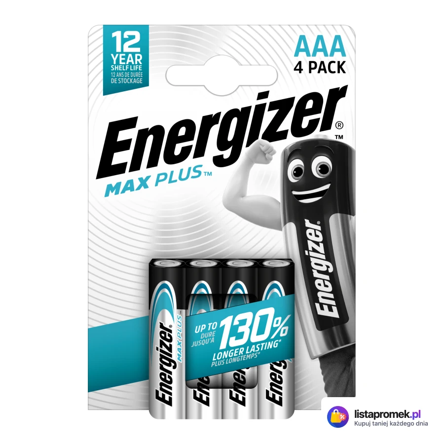 Baterie Energizer Max Plus alkaliczne AA, AAA