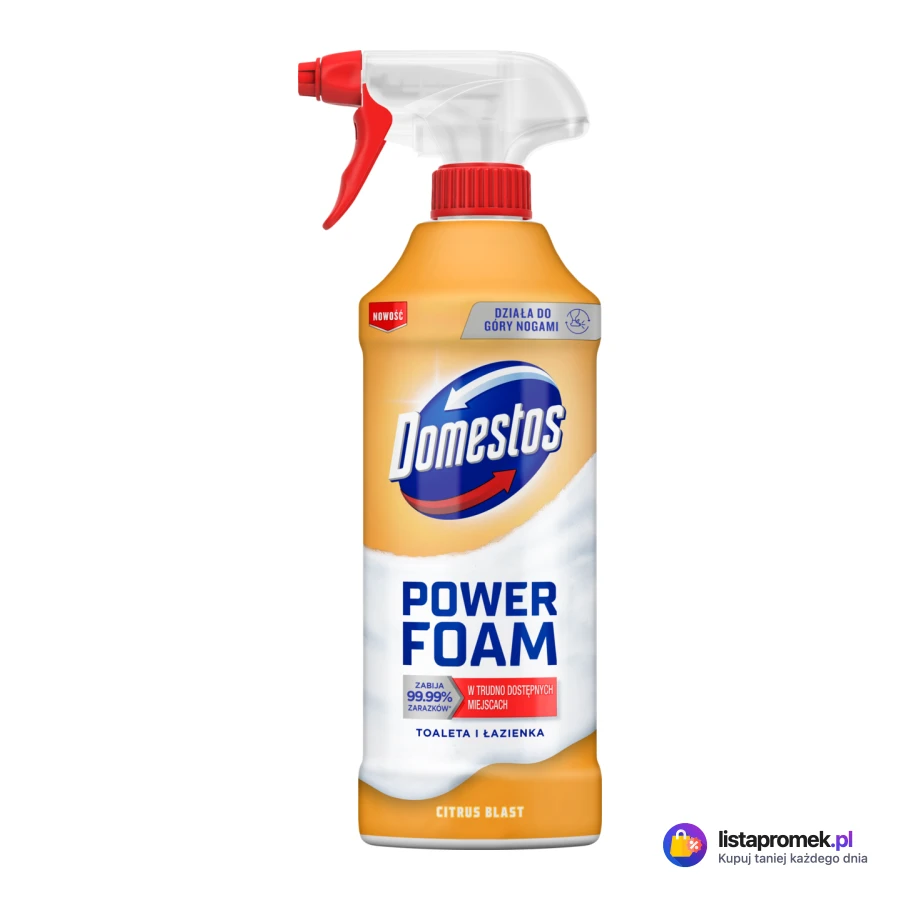 Żel do WC, piana Domestos