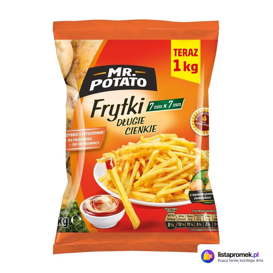 Frytki długie cienkie Mr. Potato