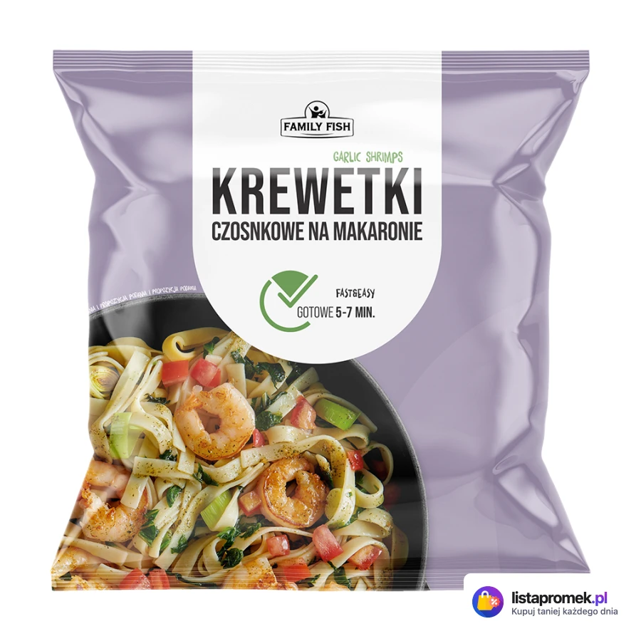 Makaron z krewetkami