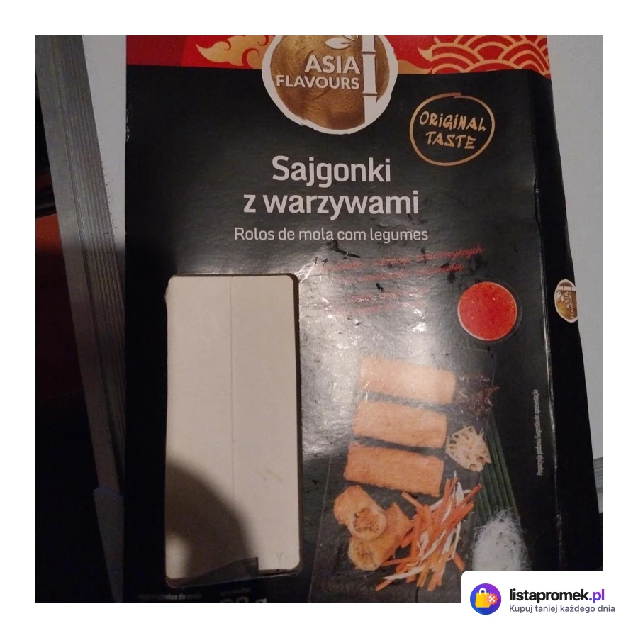 Sajgonki Asia Flavours: z wieprzowiną, z warzywami