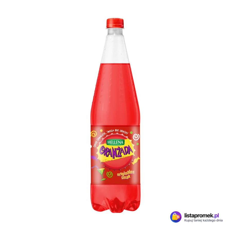 Napój gazowany sok 20% Hellena, 1,25 l