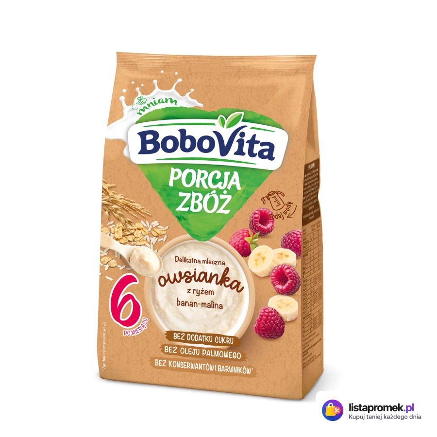 Kaszka mleczna lub owsianka BoboVita Porcja Zboż