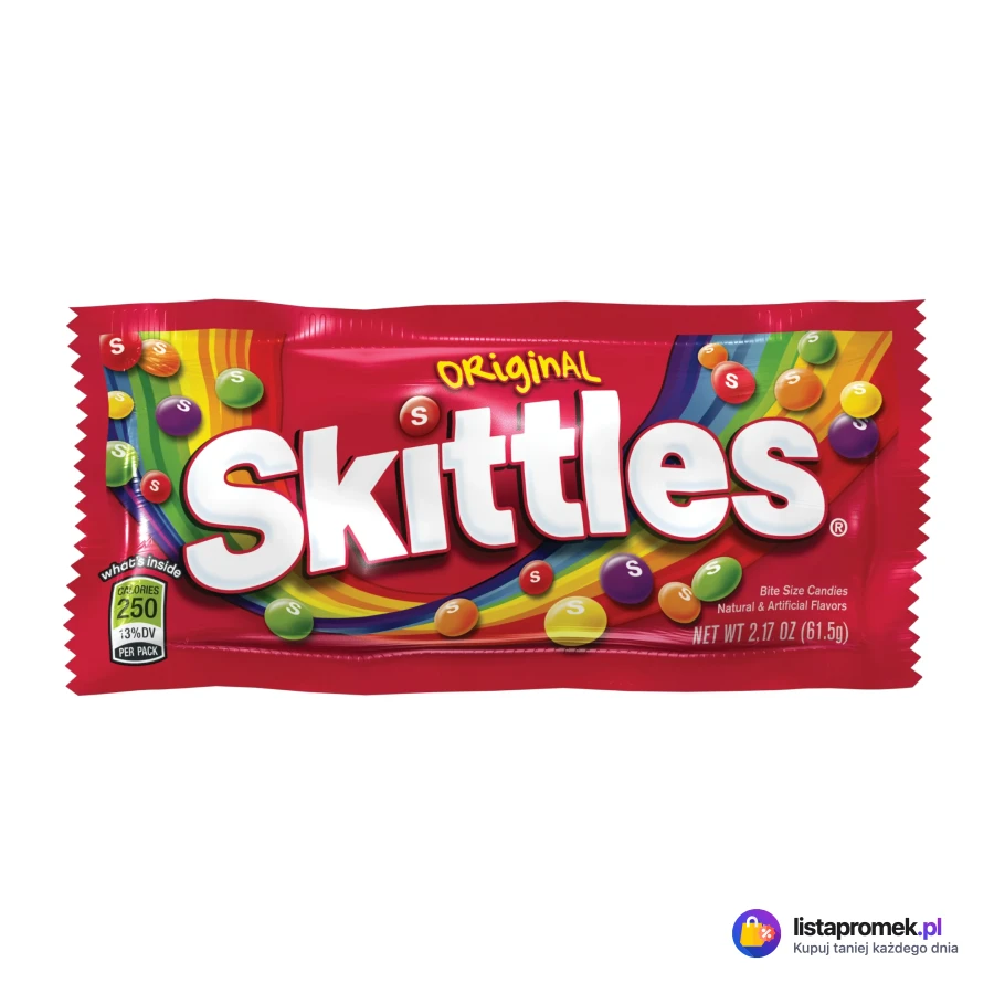 Cukierki Skittles, różne rodzaje