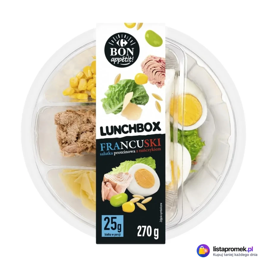 Sałatka Lunchbox, różne rodzaje