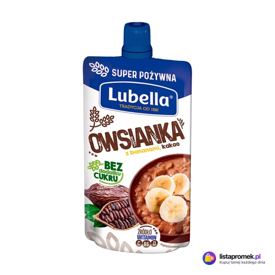 Owsianka Lubella, różne rodzaje