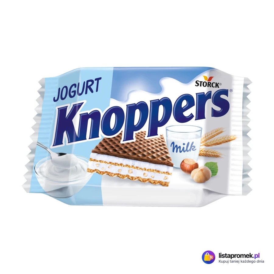 Wafel Knoppers klasyczny, orzeszki ziemne, jogurtowy