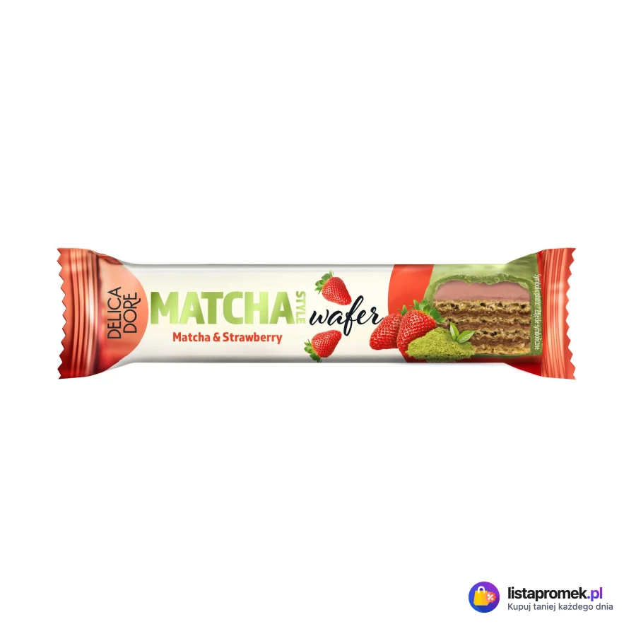 Wafel Matcha Truskawka